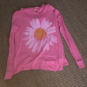 long sleeves hooded shirt